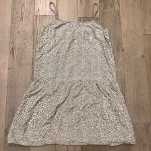 100% silk drop waist dress